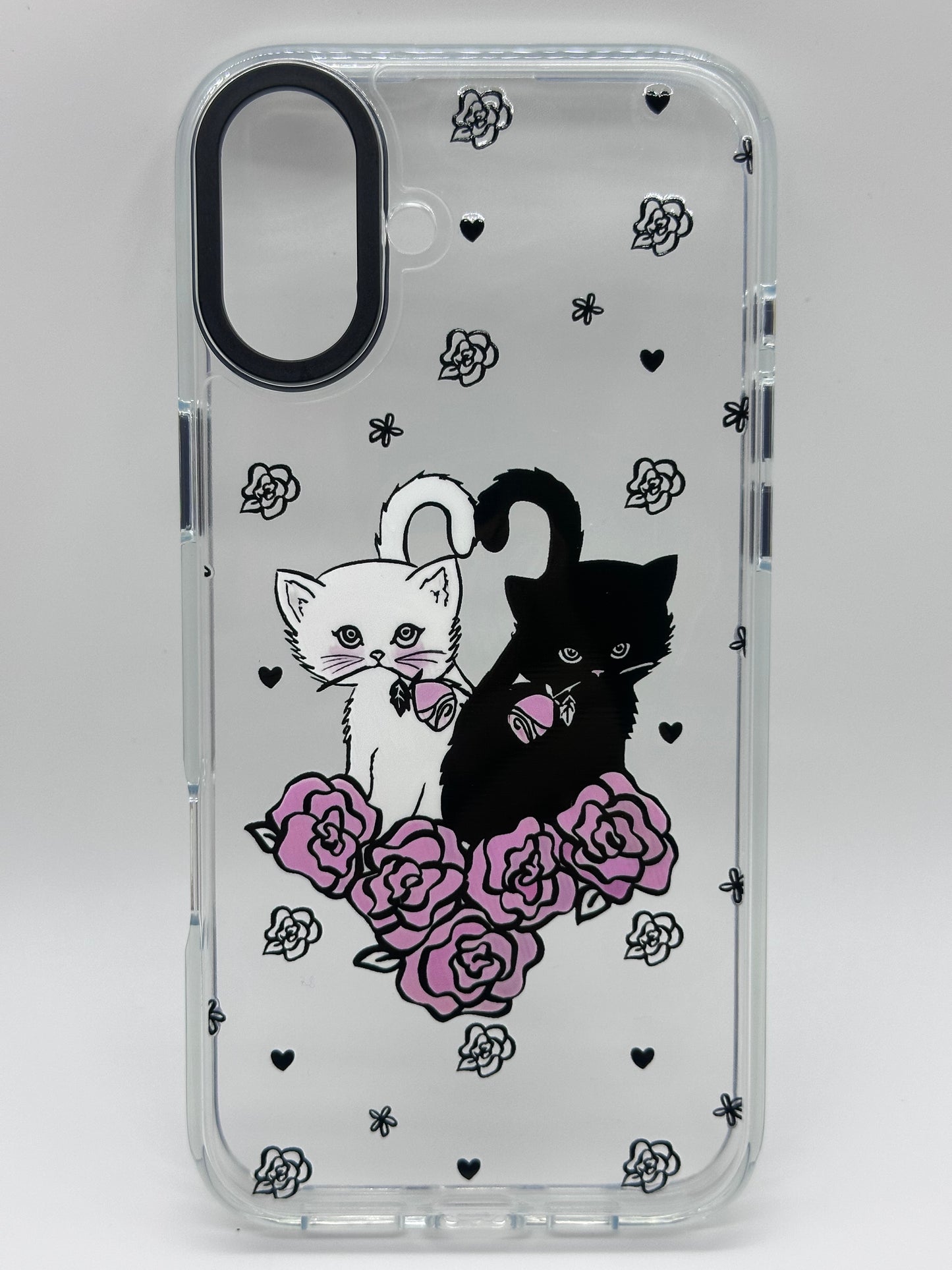 Romantic Cats in Roses Case